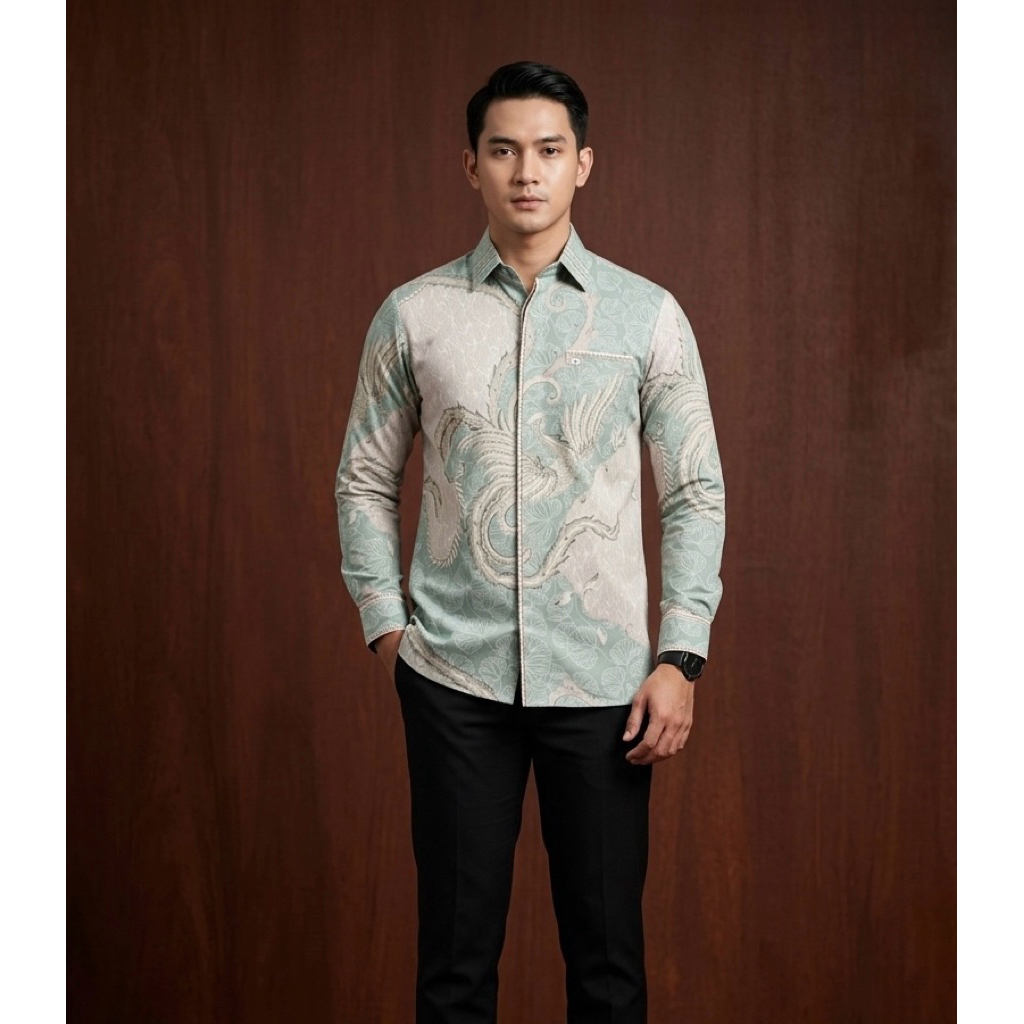 Batik Canteq Exclusive - ARSAJAYA| Batik Pria premium smock sutra ATBM mewah | Batik pria premium ja