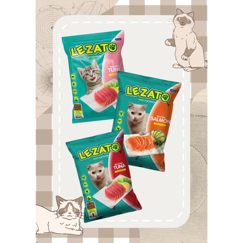 LEZATO DRY FOOD KITTEN & ADULT