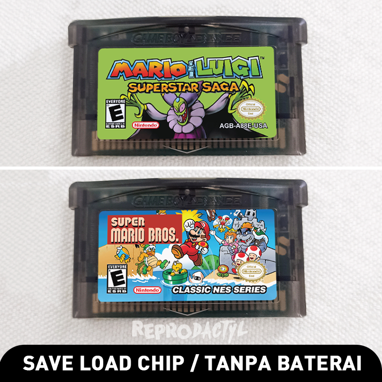 Kaset Game Super Mario Bross Luigi Nintendo Gameboy GBA SP