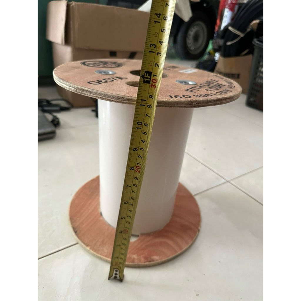 Bekas gulungan kabel Fiber optic / kletek kabel