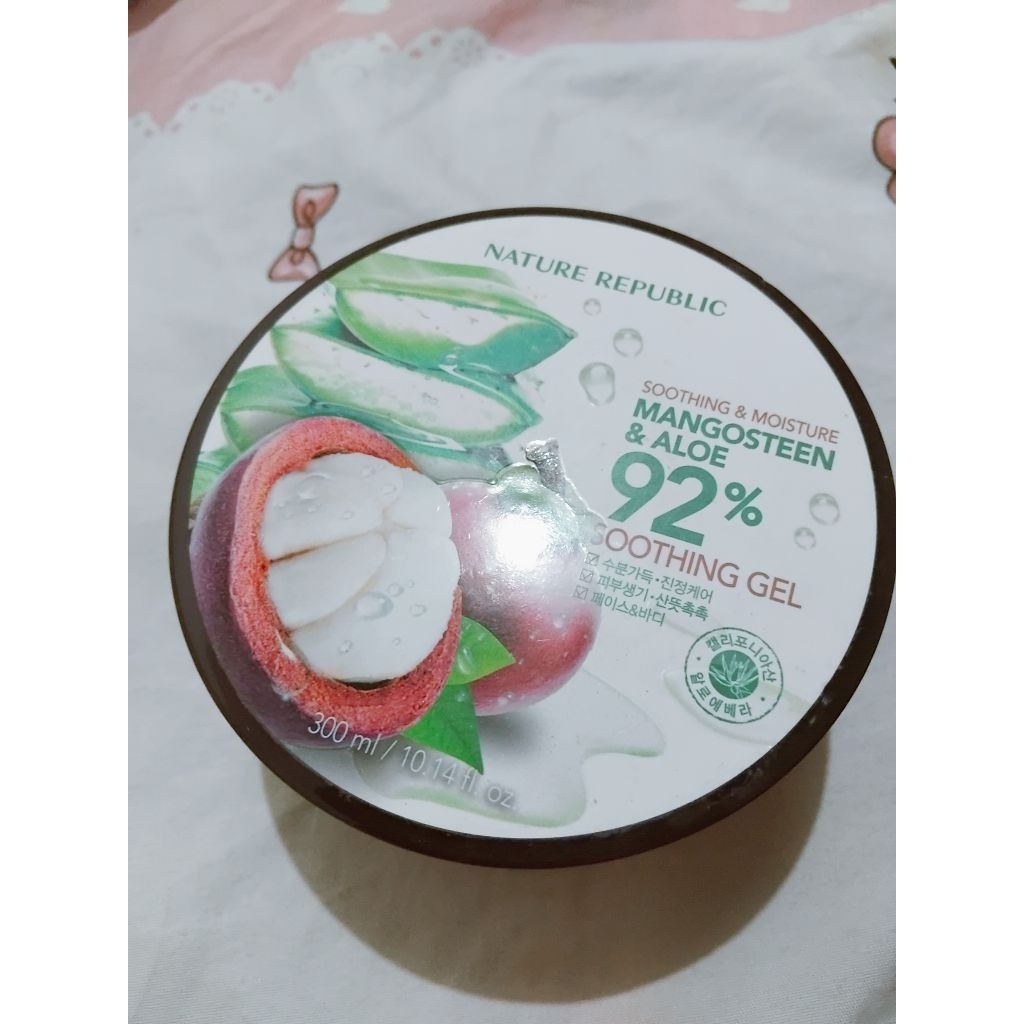 Soothing & Moisture Gel 300ml by Nature Republic,Mangosteen & Aloe Vera 92%