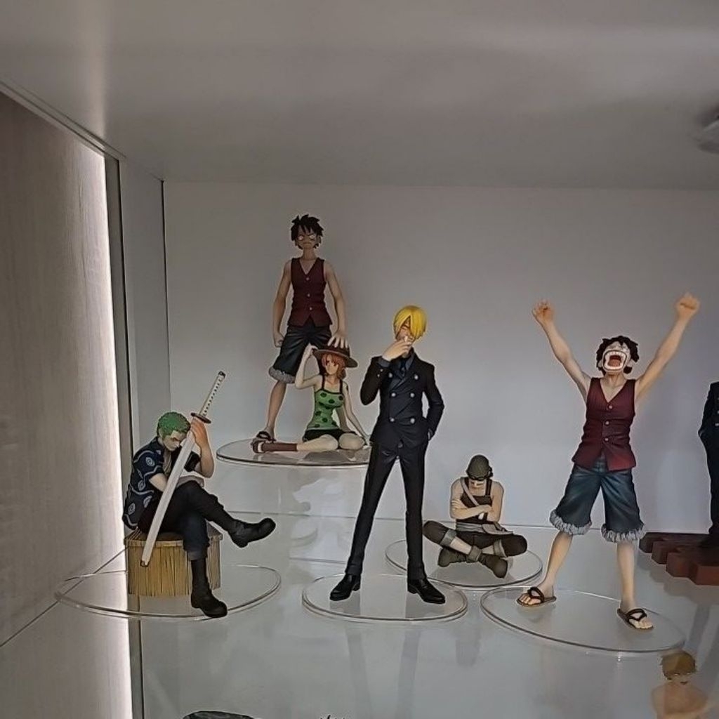 Dramatic showcase one piece arlong park arc, include luffy, nami, sanji, zoro, usopp figure