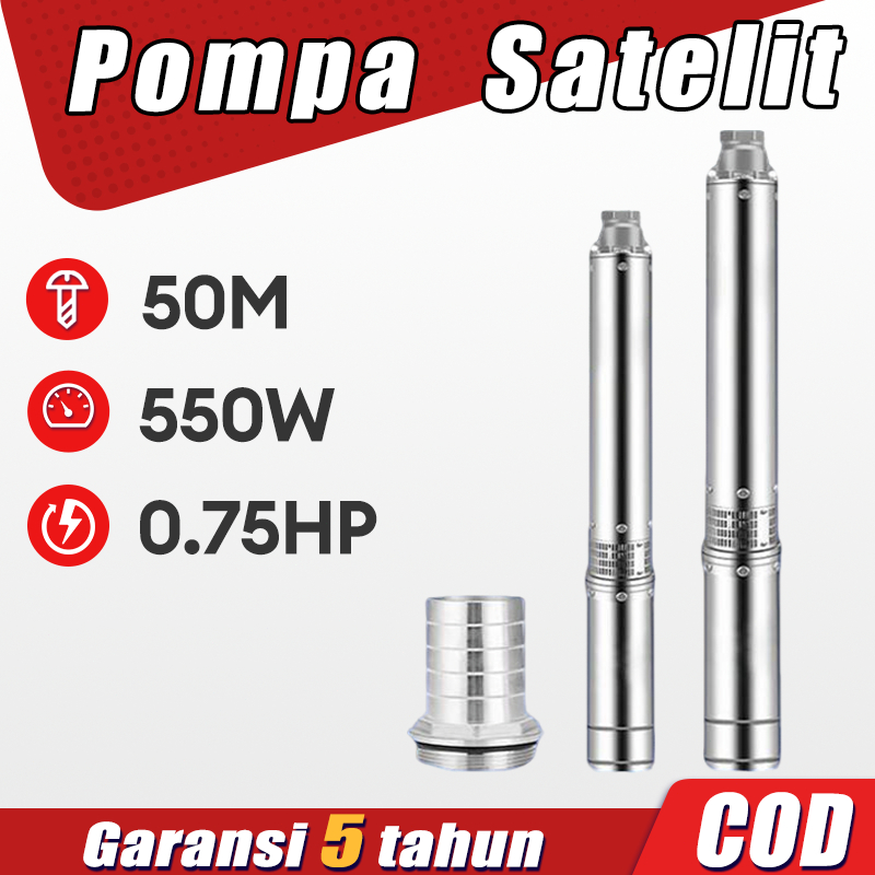 Pompa Satelit 550W 1 inch Satelit Pompa Air Pompa Air Sumur Dalam Nasional MC Pump