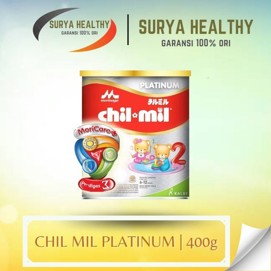 MORINAGA CHIL MIL PLATINUM 400 GRAM SUSU FORMULA BAYI 6-12 BULAN