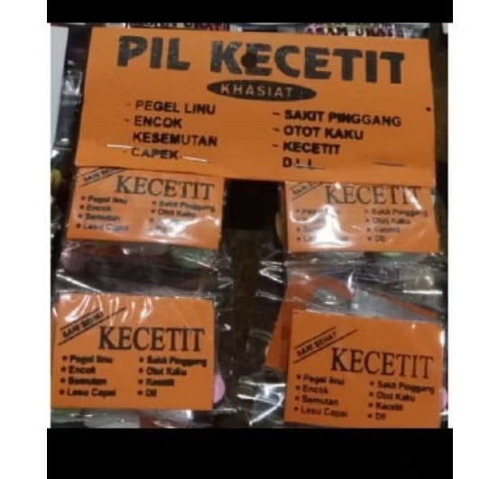 pil setelan kecetit isi 5 setel