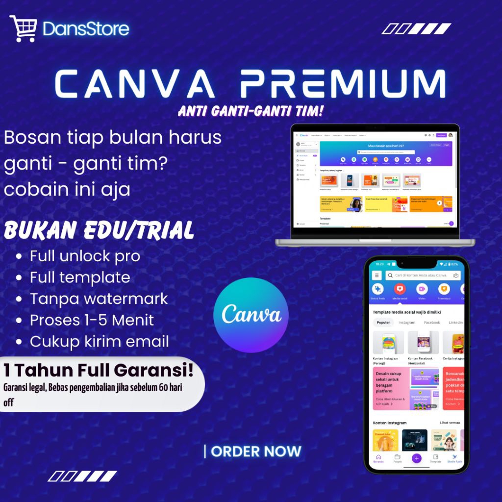 [PROMO] TEMPLATE CANVA PRO PREMIUM AKTIF SELAMANYA
