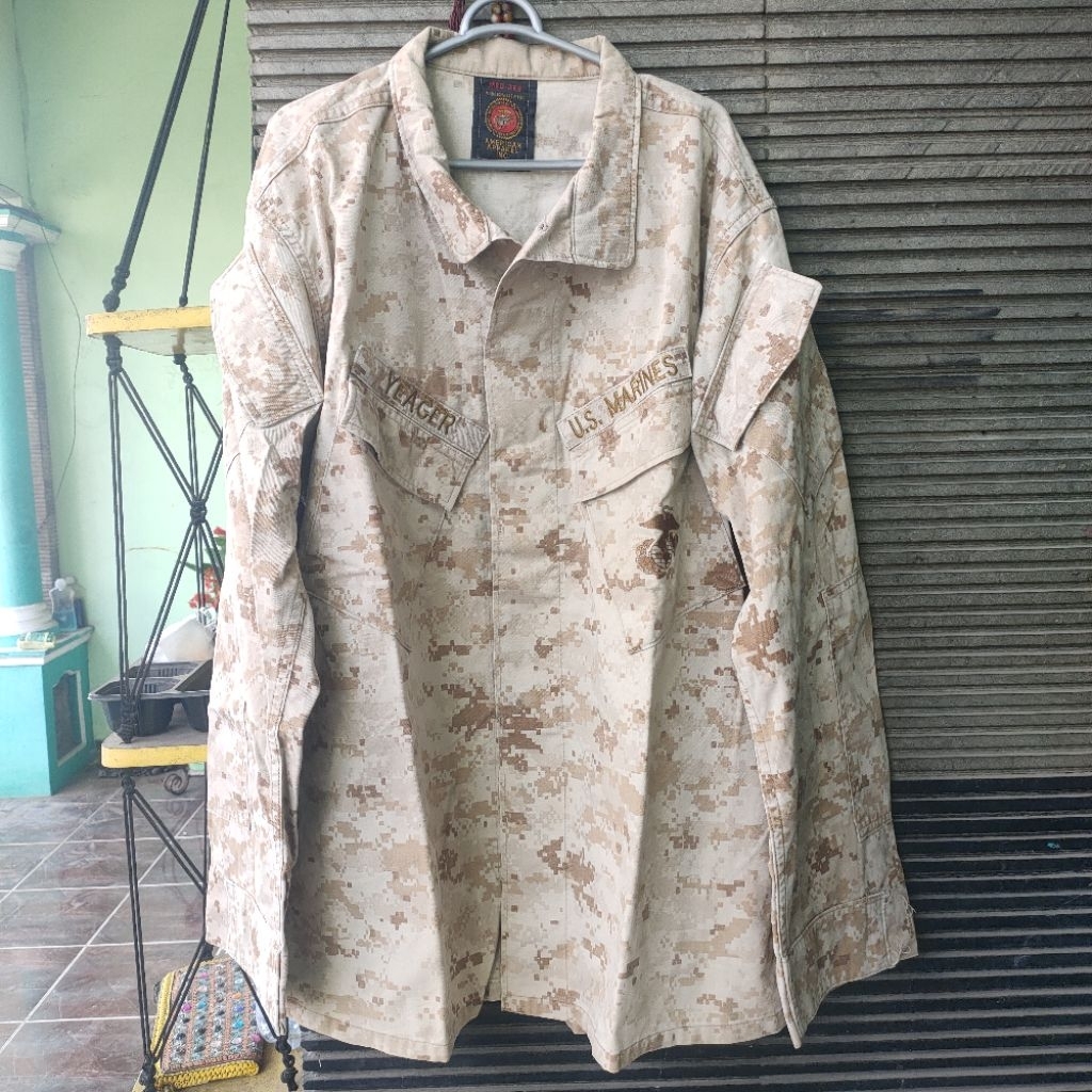 BDU atasan/kemeja Marpat Desert, USMC/US Marines, Original
