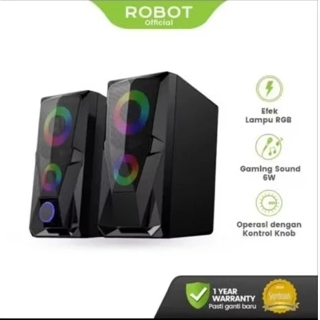 ATA Aceh - Speaker PC/laptop RGB bass ROBOT RS200