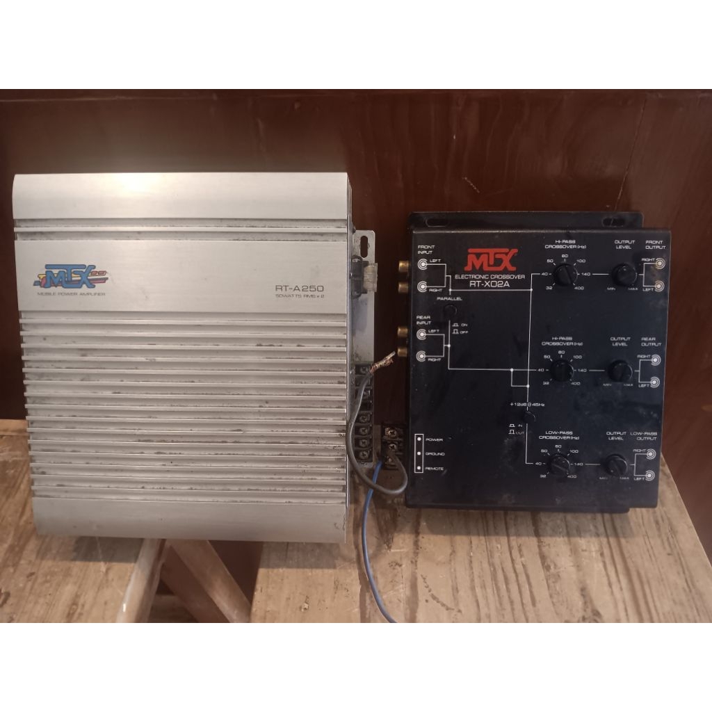 Power Aplifier dan Crossover MTX