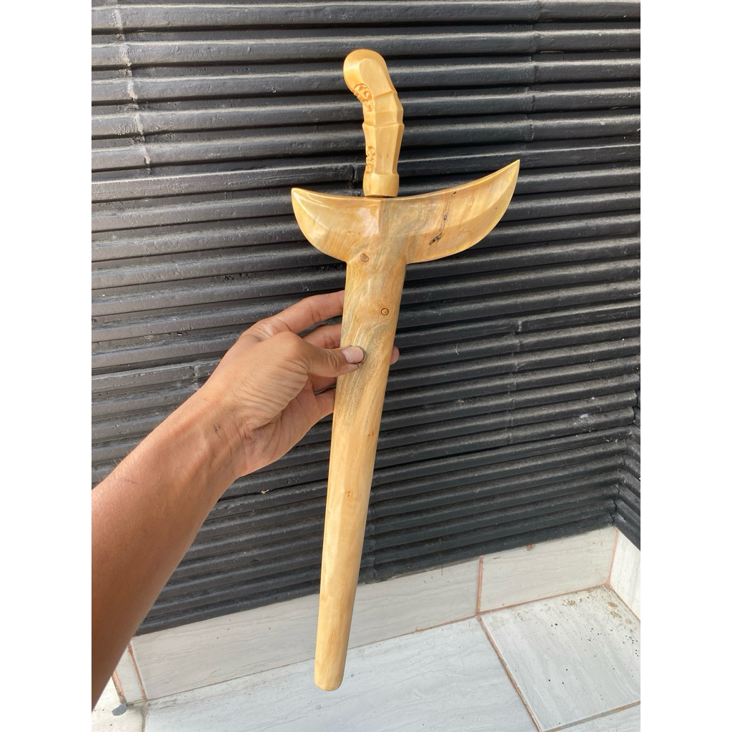SALE warangka wulan tumenggal iras kayu cendana pjg 39cm
