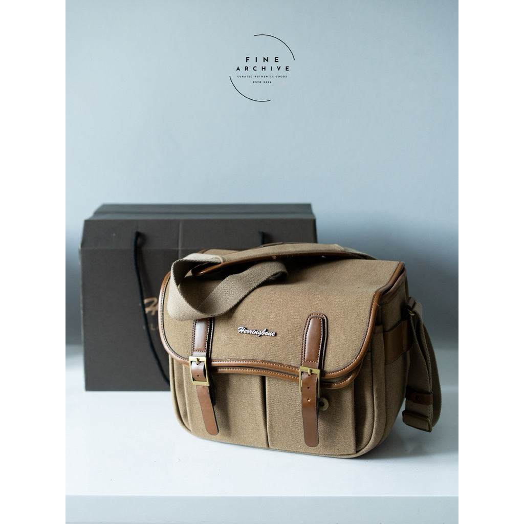 herringbone camera bag
