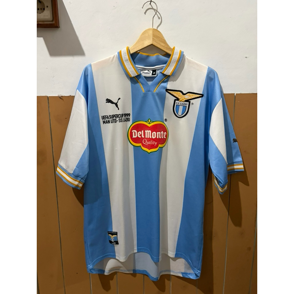 jersey lazio final super uefa cup 1999 original