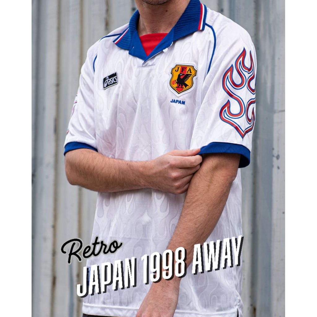 [NO RETUR] JERSEY RETRO JAPAN JEPANG 1998 AWAY