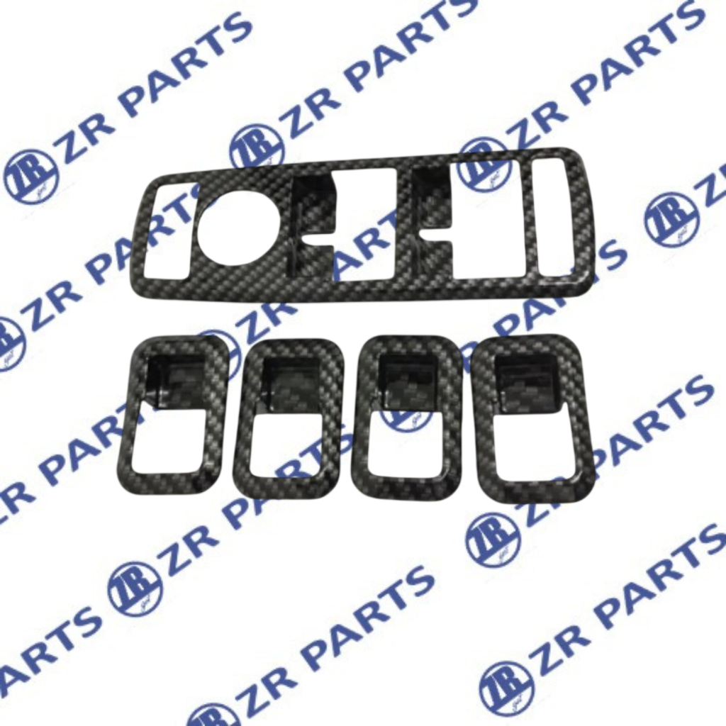 ZR Cover Panel Switch Power Window Mercedes Benz W204 W212 W218 Carbon