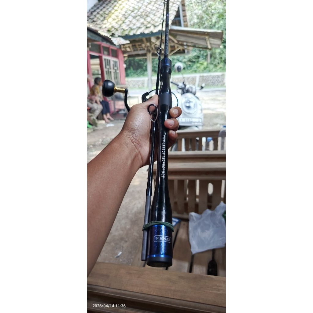 Second full joran dari kenzi ril sephia 4000  ,pe, aerator 48jam ,dudukan joran