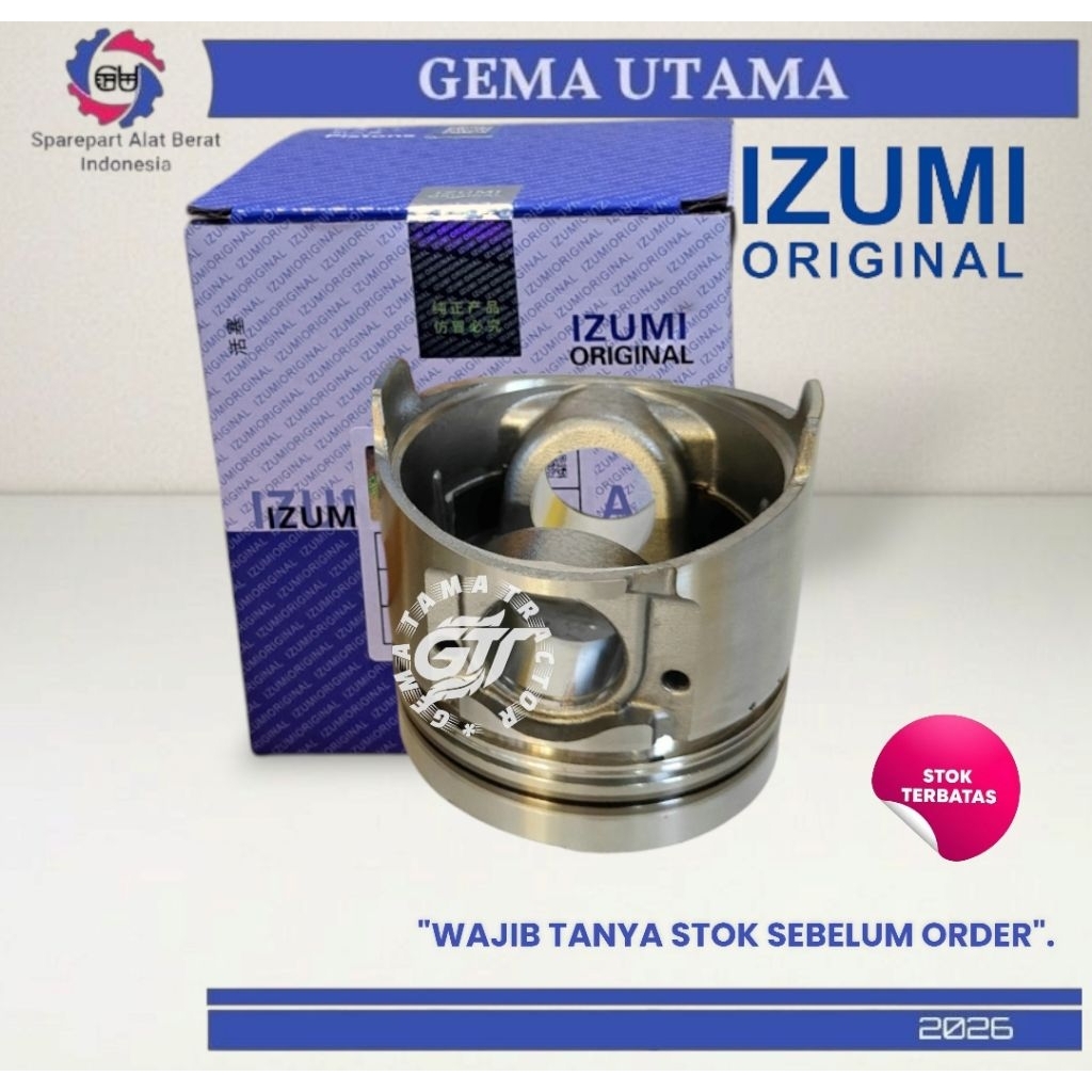 IZUMI ORIGINAL - Piston PC200-6, Engine 6D95L / Piston Excavator Komatsu PC200-6 6D95L 6207-31-2180