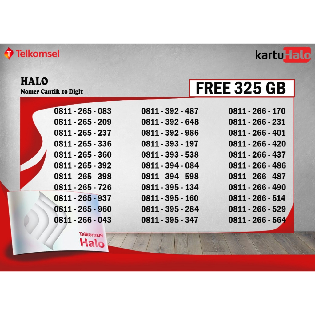 NOMER CANTIK 10 DIGIT/ BISA REQ 3 DIGIT TERAKHIR/ PERDANA ISTIMEWA