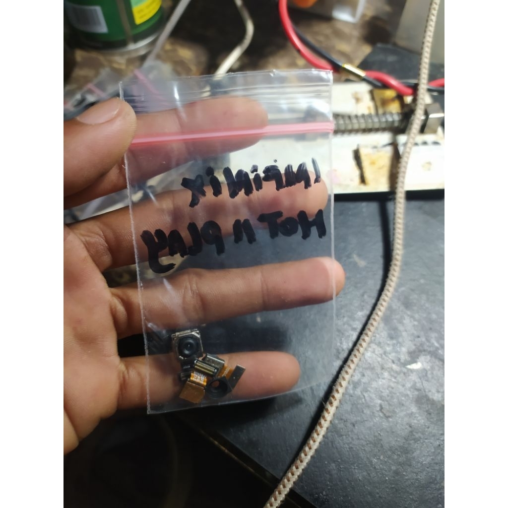kamera Infinix HOT11 play bekas copotan fullset depan belakang