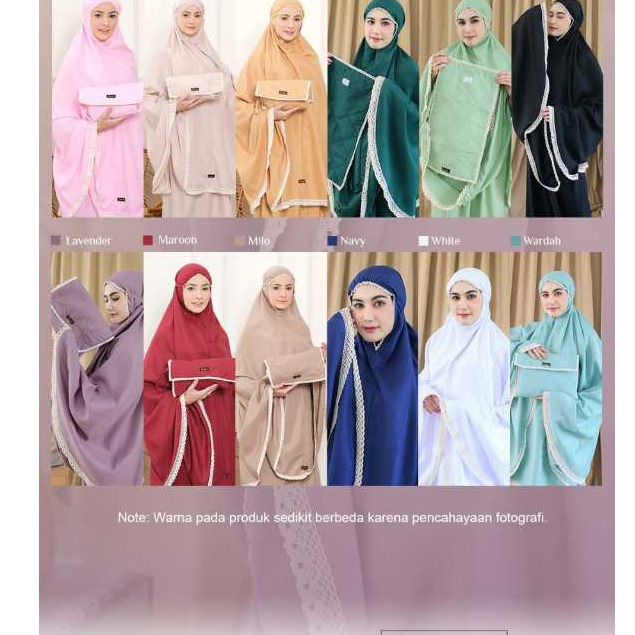 Zeya - Mukena Syahira / Mukena Simple / Mukena Murah