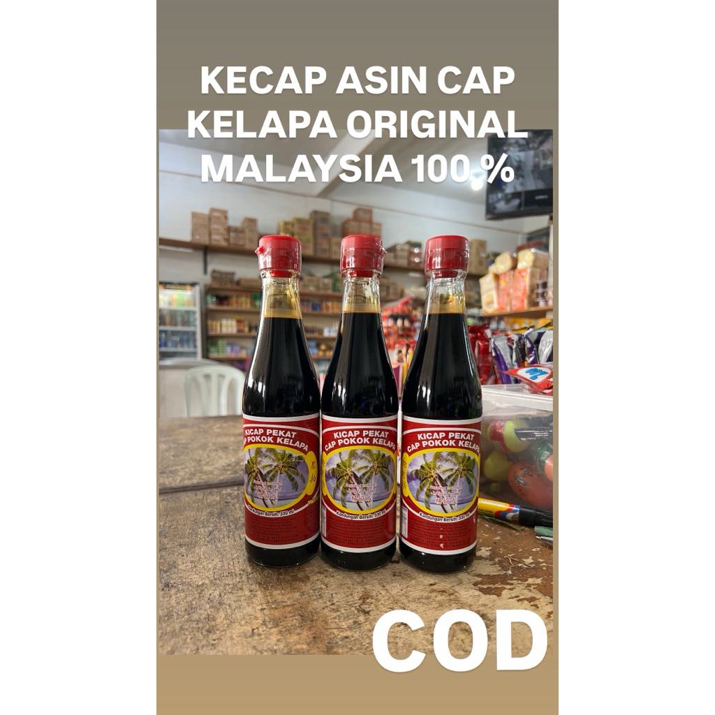KECAP ASIN CAP KELAPA ASLI MALAYSIA 100 % ORIGINAL - KECAP ASIN IKAN MALAYSIA - KECAP ASIN IKAN MALA