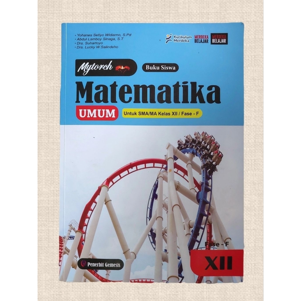 [PRELOVED ORI] Buku Matematika Umum SMA Kelas 12 PENABUR