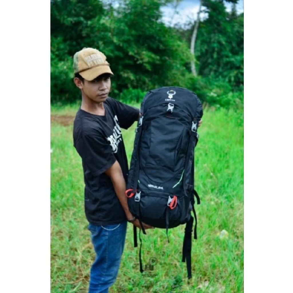 Tas Carrier Cervus Original Dari Series Merbabu 65+5Liter Tas Ransel Gunung Outdoor Tas Hiking/Tas T