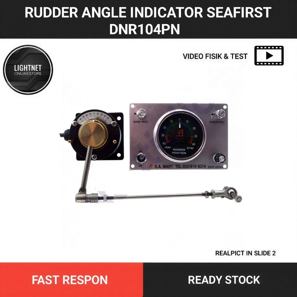 Rudder Angle Indicator Seafirst DNR104PN Made in Korea 1Set