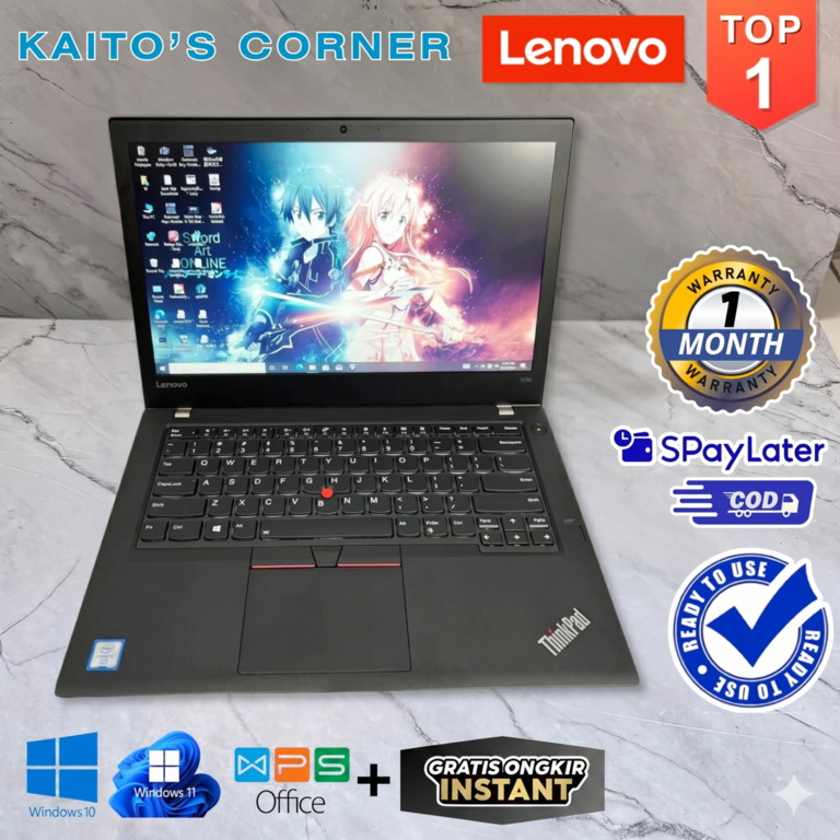 [Bekas] Laptop Lenovo Thinkpad T470/T470S Core i5/i7 SUPER MURAH - Layar 14" inch SECOND BERKUALITAS