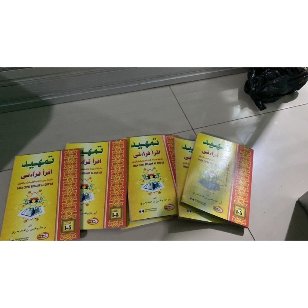 Buku Tamhid Iqro Qiroati jilid 1-5