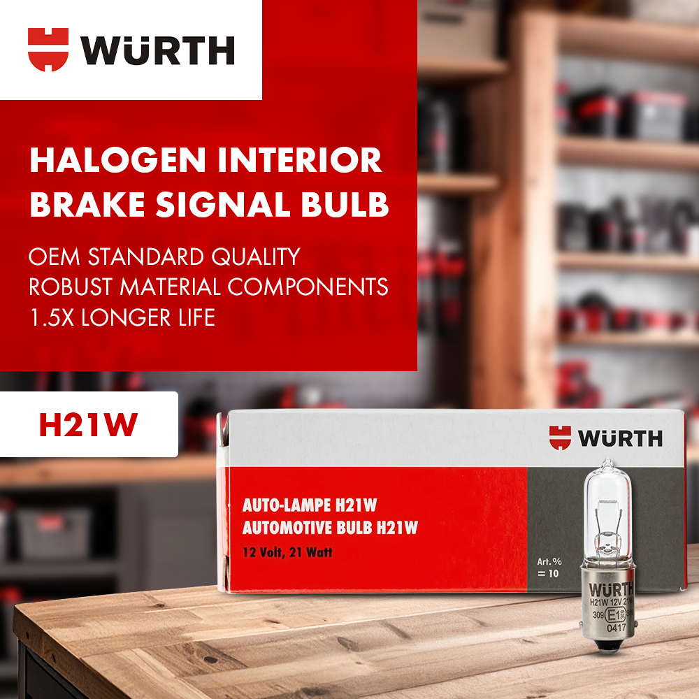Wurth Halogen Signal Bulb - Lampu Rem & Sein