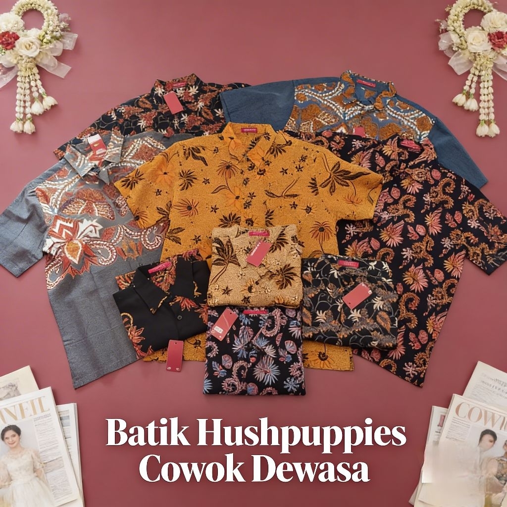kemeja pria dewasa nevada original matahari / Kemeja Batik hush puppies dewasa
