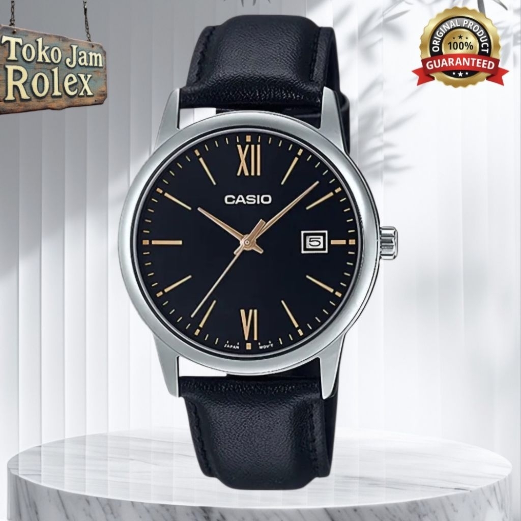 Casio MTP-V002L-1B3UDF pria original
