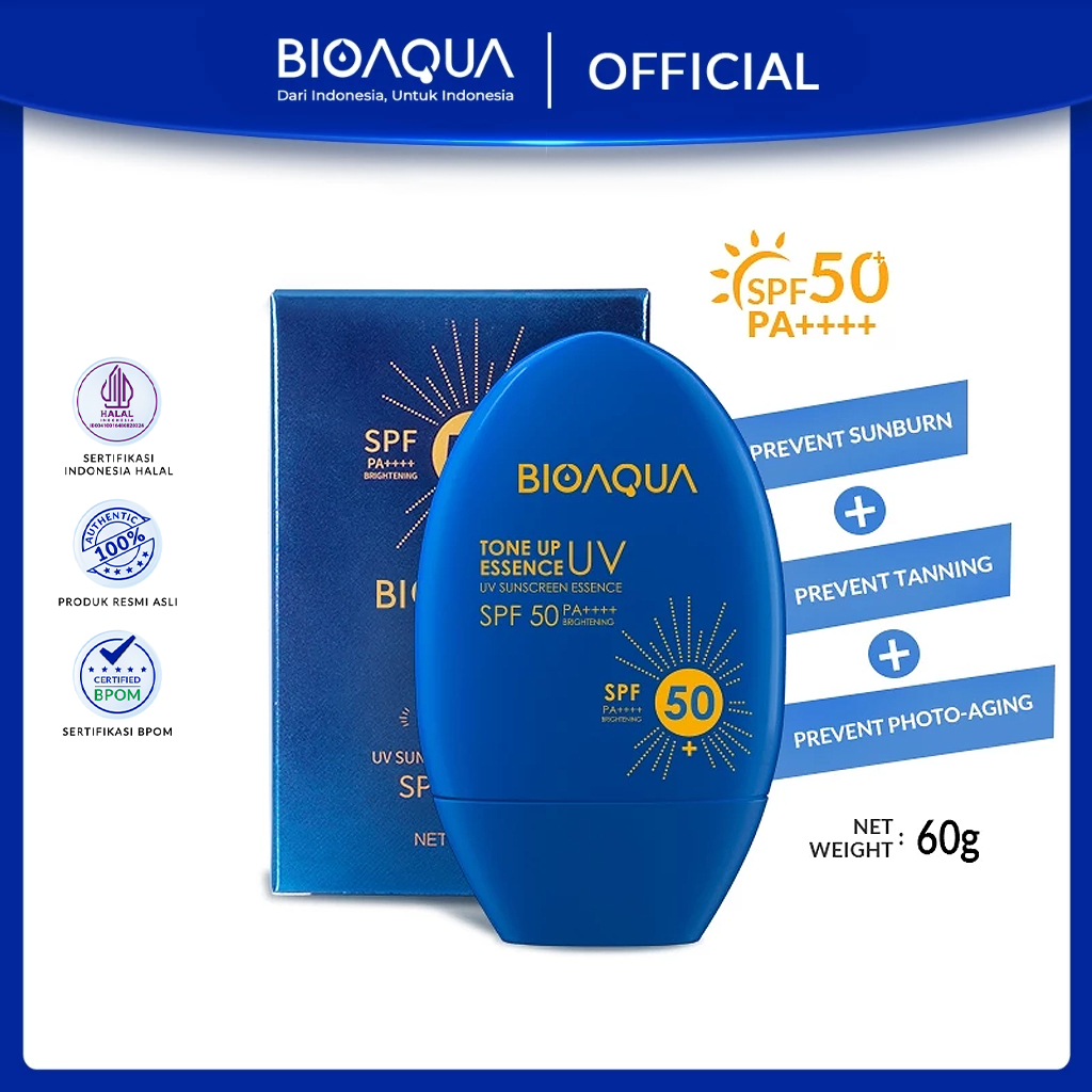 BIOAQUA UV Sunscreen Essence Sunscreen SPF 50 PA++++ 60g Sunblock For All Skin