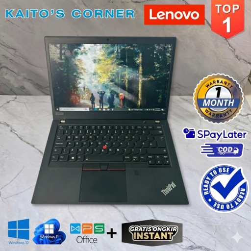 [Bekas] Laptop Lenovo Thinkpad T14 / T14S / T15 Core i5/i7 - Layar 14" Inch ORIGINAL