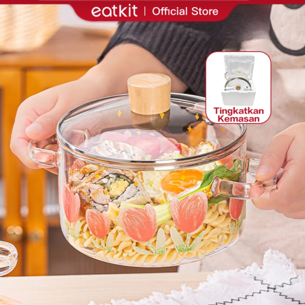 Eatkit Panci Kaca Borosilicate