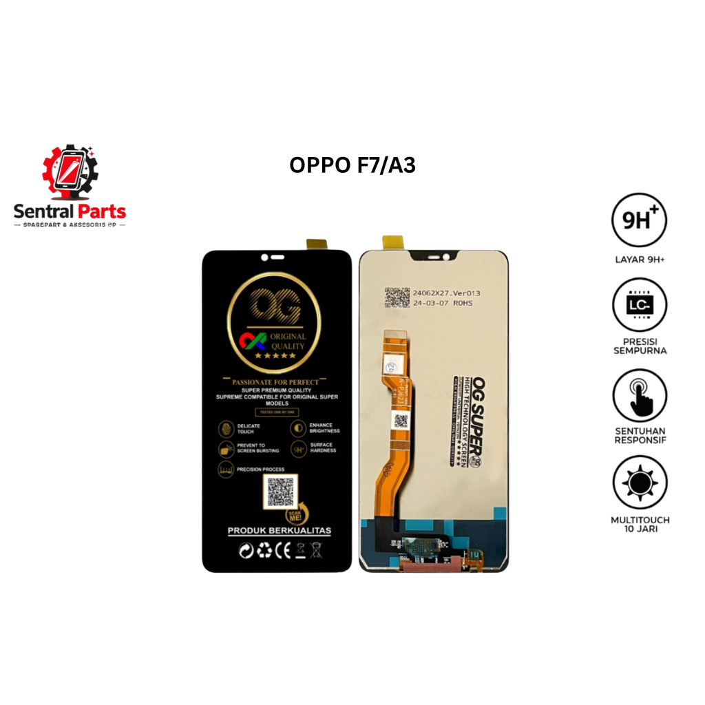 ( OG SUPER ) LCD OG SUPER OPPO F7