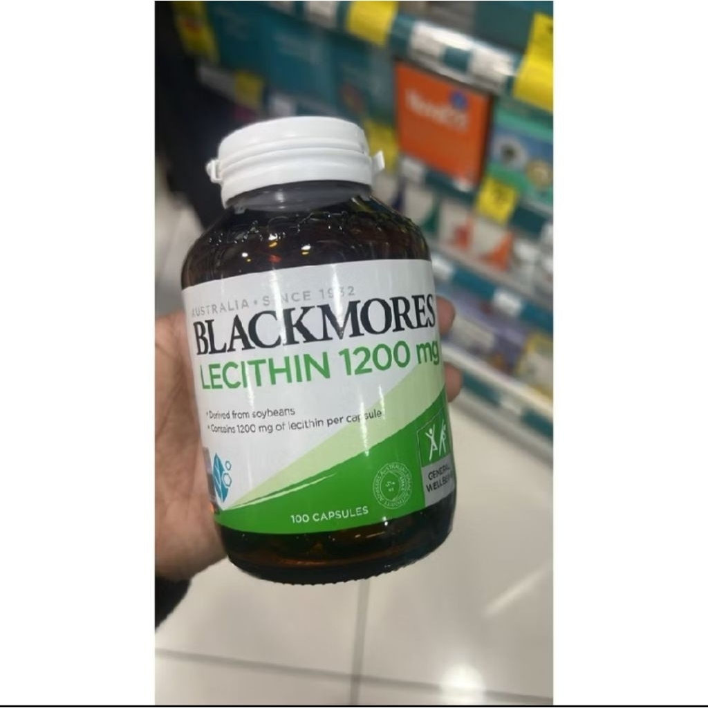 Blackmores Lecithin 1200mg 100 Kapsul - Membantu Menurunkan Berat Badan, Meningkatkan Metabolisme, M