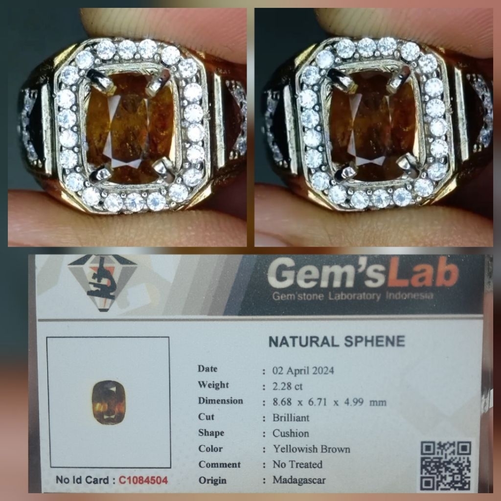 Natural Brown Sphene