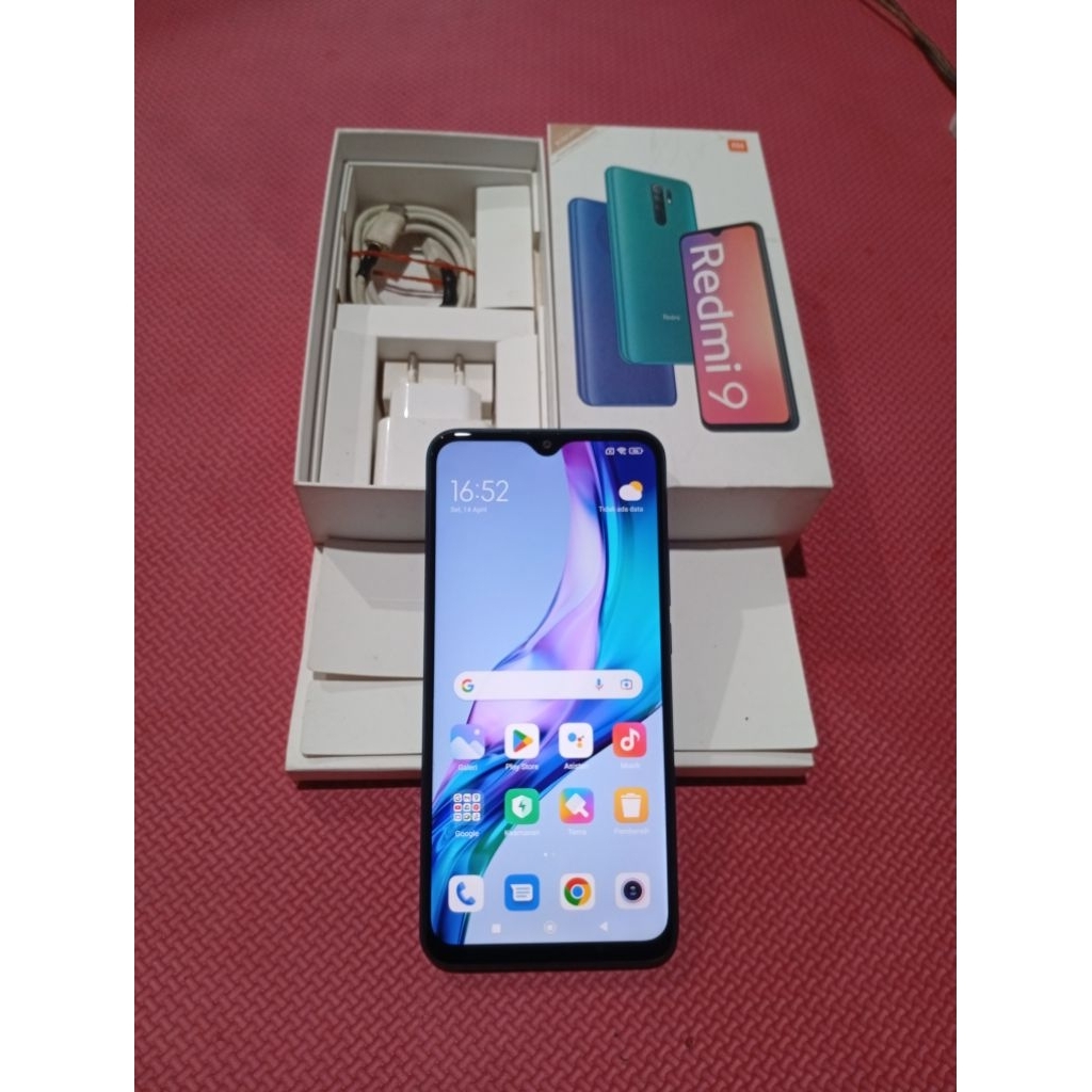 HP SECOND/BEKAS REDMI 9 RAM 3/32 FULLSET ORIGINAL