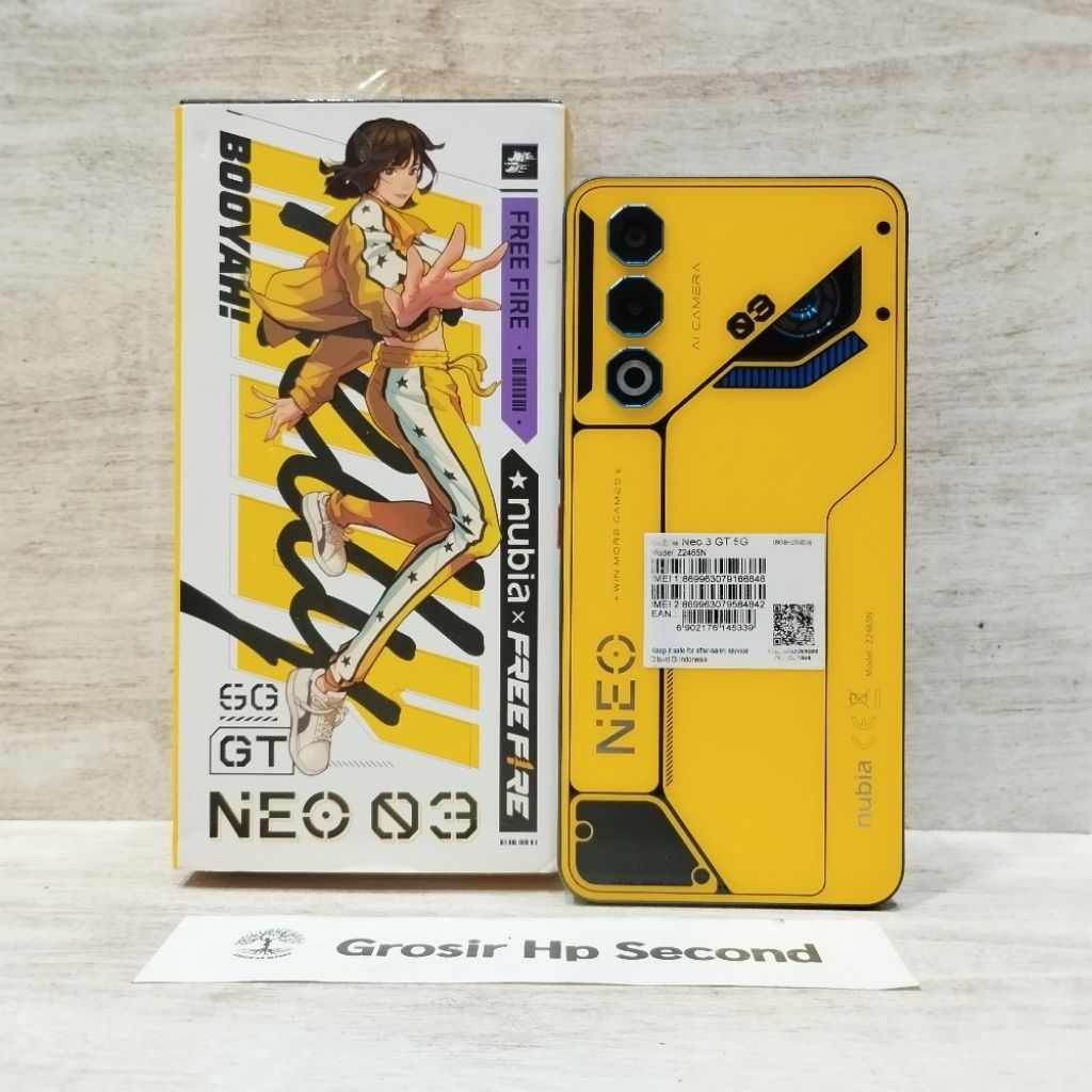 ZTE NUBIA NEO 3 GT 5G 8/256GB HP SECOND FULLSET