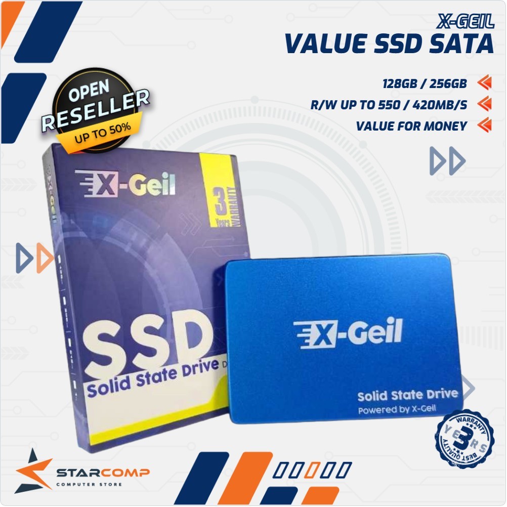 X-Geil Value 128GB / 256GB SSD Sata III XGEIL