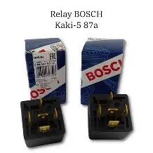 Relay 5 Kaki dan 4 kaki 12V 30A Asli Bosch Ori Klakson Foglamp Lampu Universal