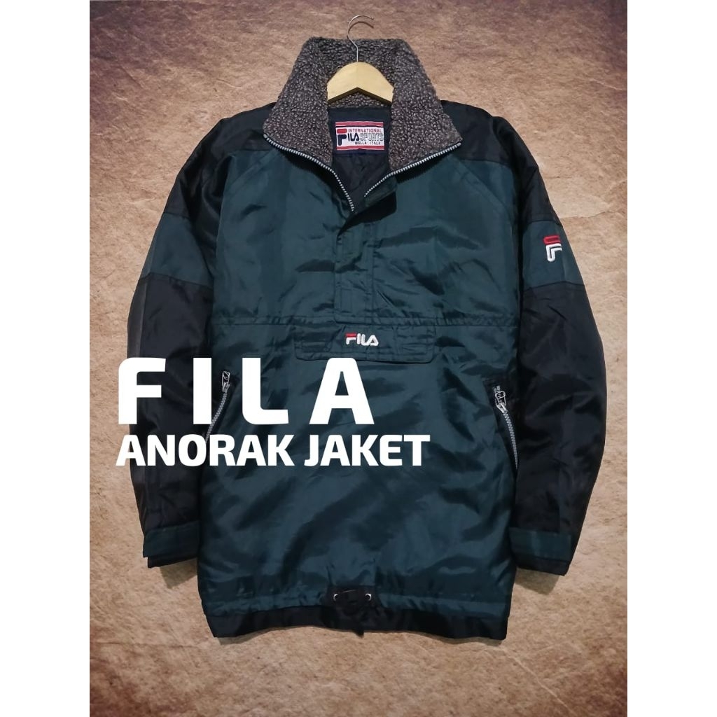 Jaket anorack keren FILA BIELA ITALIA recomend bekas murah