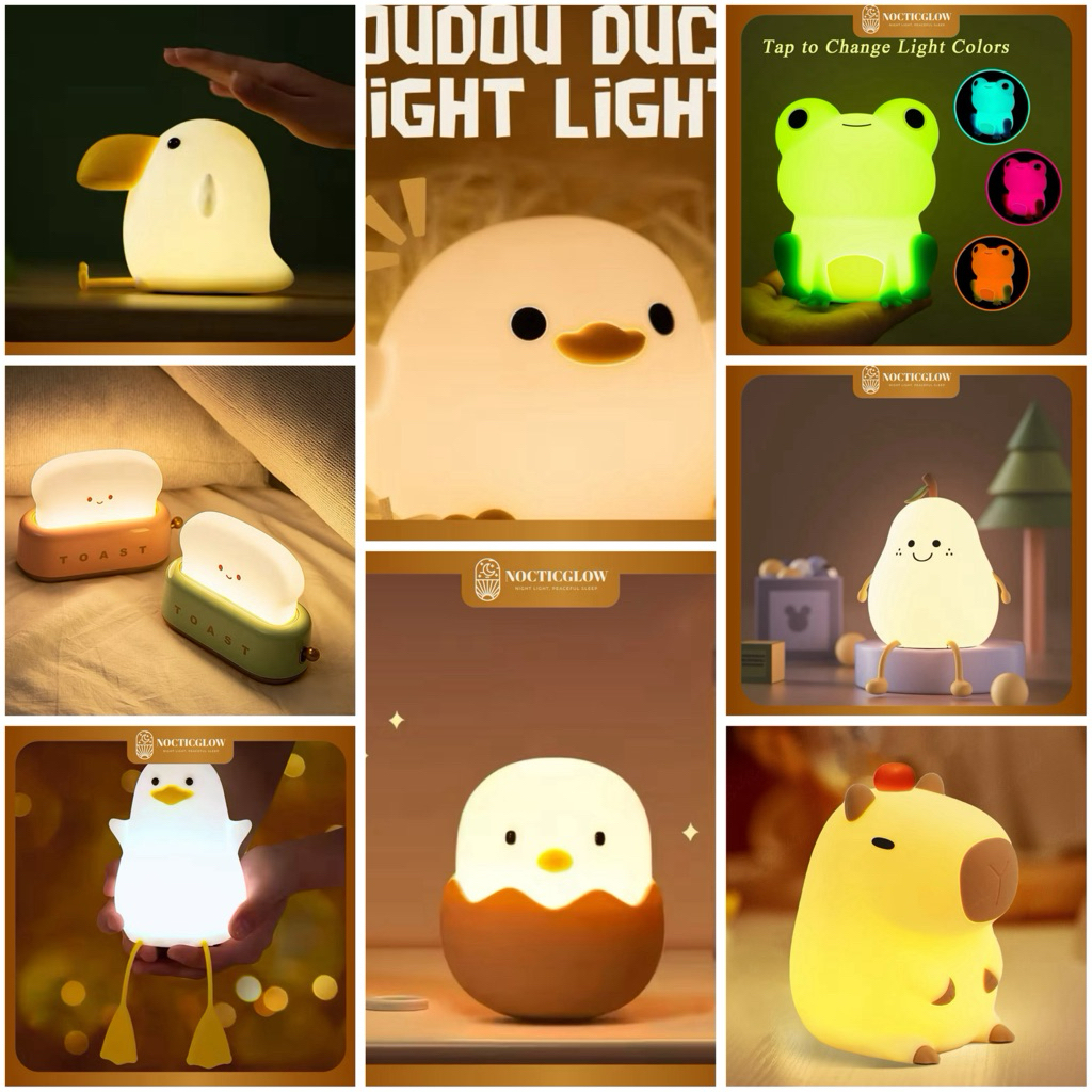 Lampu Tidur karakter Lucu / Lampu Tidur Anak / Lampu Kamar Tidur /  Lampu tidur hadiah ulang tahun l