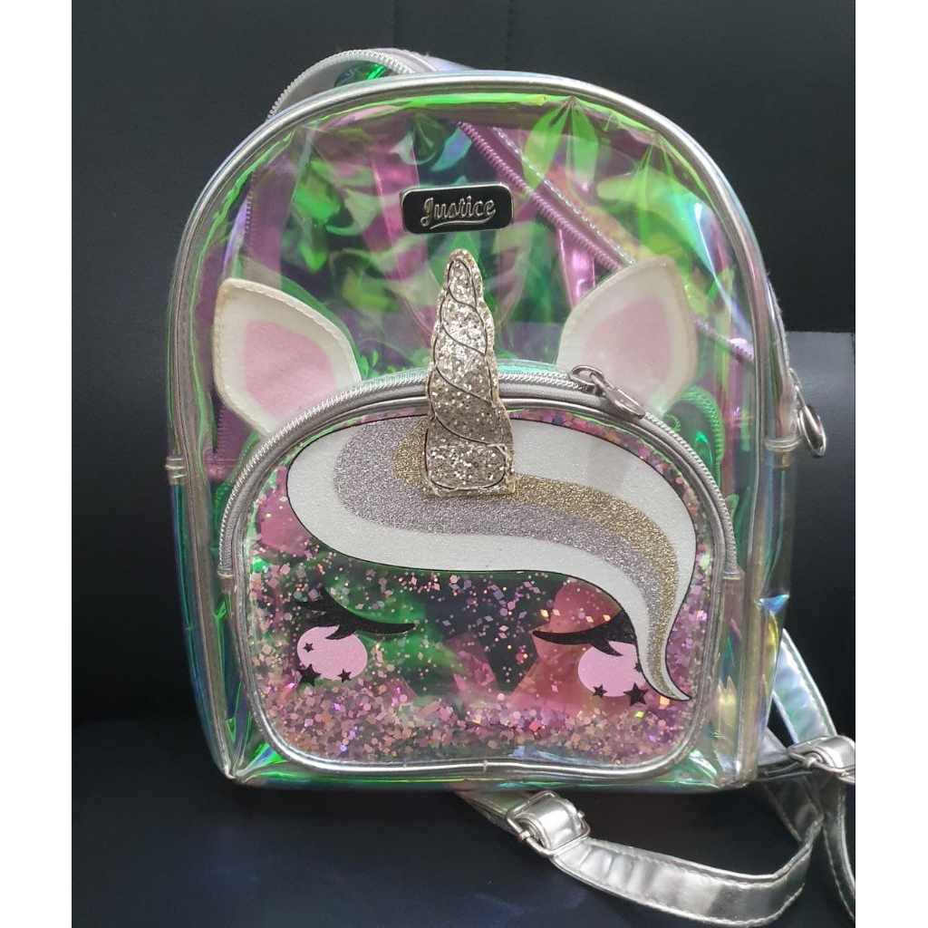 Tas mini backpack Justice Unicorn Preloved
