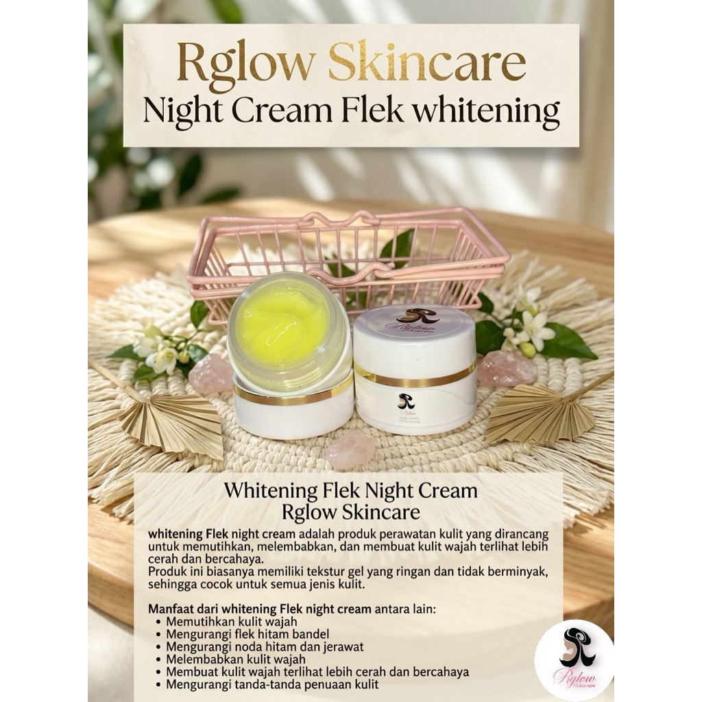 night cream flek whitening (RGLOW SKINCARE)