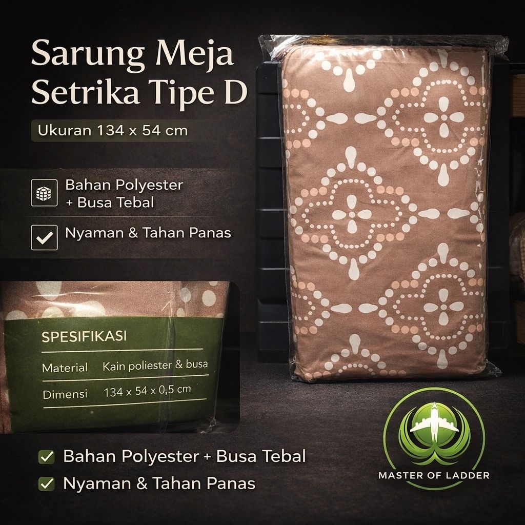 Cover MeJa Setrika Katun Sarung meja setrika Brabantia 134 x 54 Cm