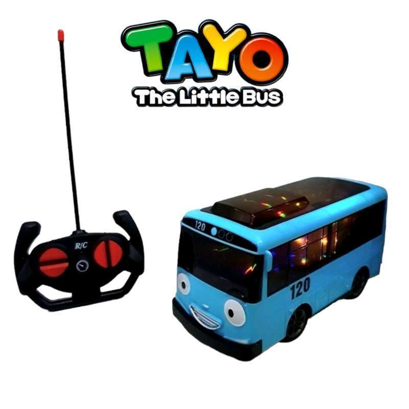 Mainan Mobil Remote Rc Bus Tayo Lampu Dan Suara Bus Tayo Musik Remote Control Tayo The Little Bus Ba