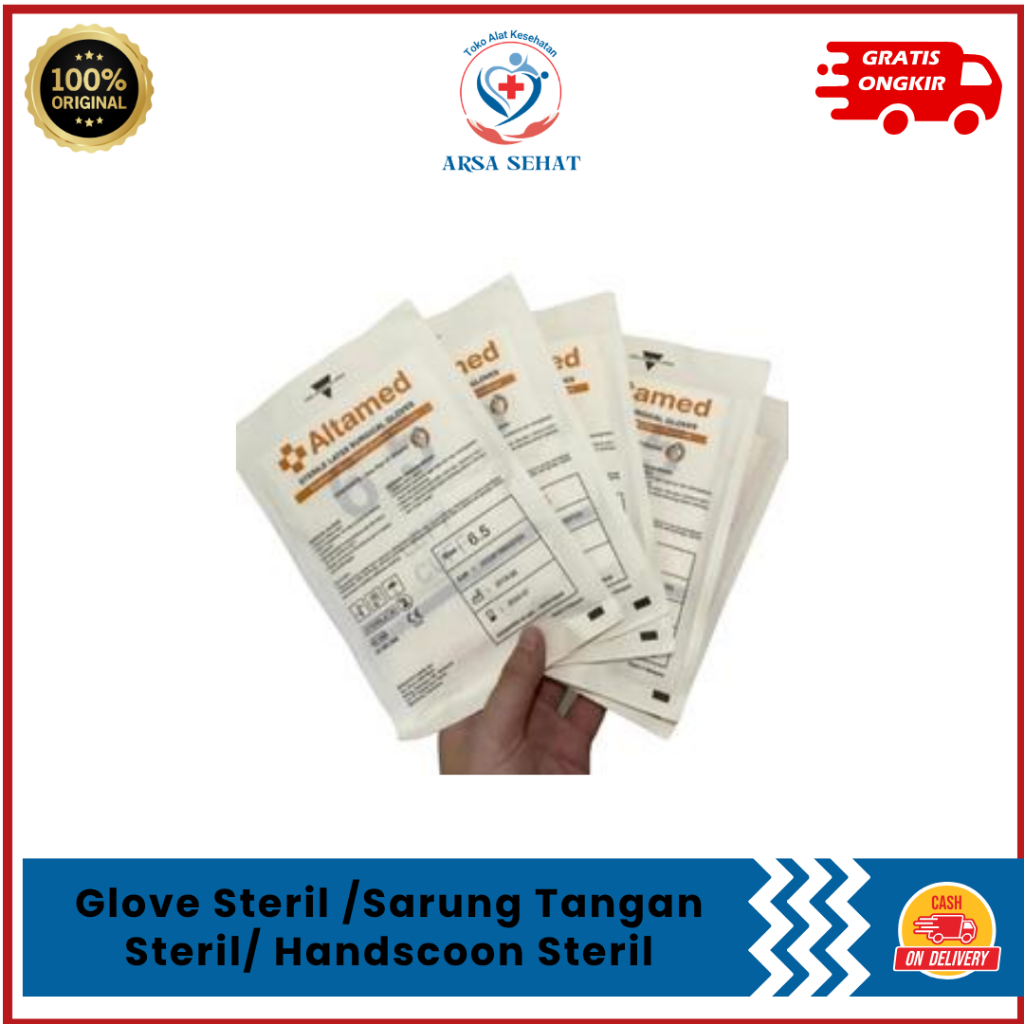 Glove Steril /Sarung Tangan Steril/ Handscoon Steril Altamed