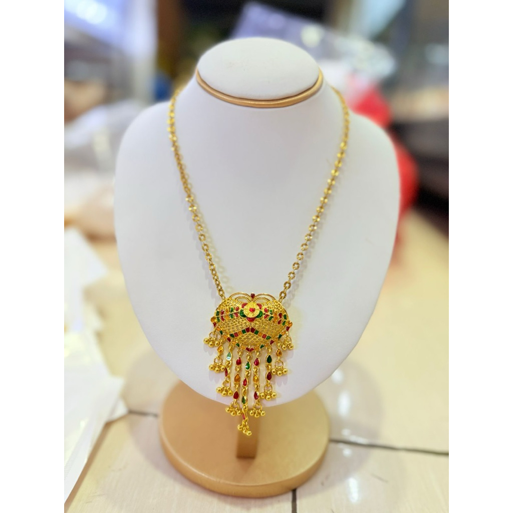 kalung Dubai premium cantik mirip emas asli kombinasi warna gold